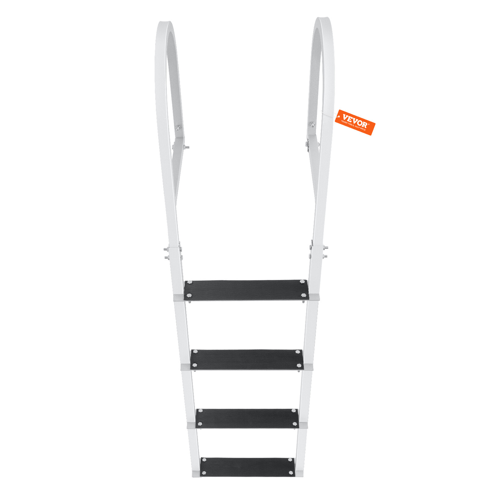 VEVOR Aluminum Dock Ladder Boat Dock Ladder Removable 4 Steps with 500lbs Load