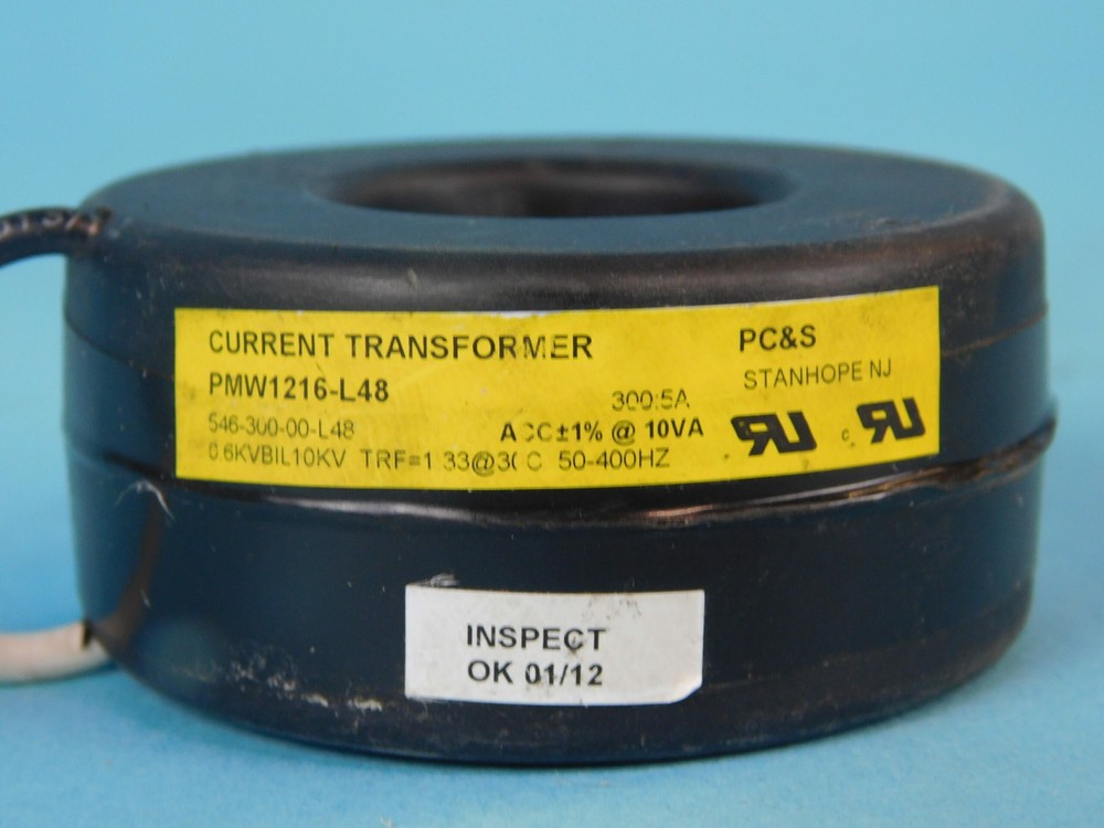 Panel Components & Systems 300:5 Amp Current Transformer, PMW1216-L48 - NEW S...