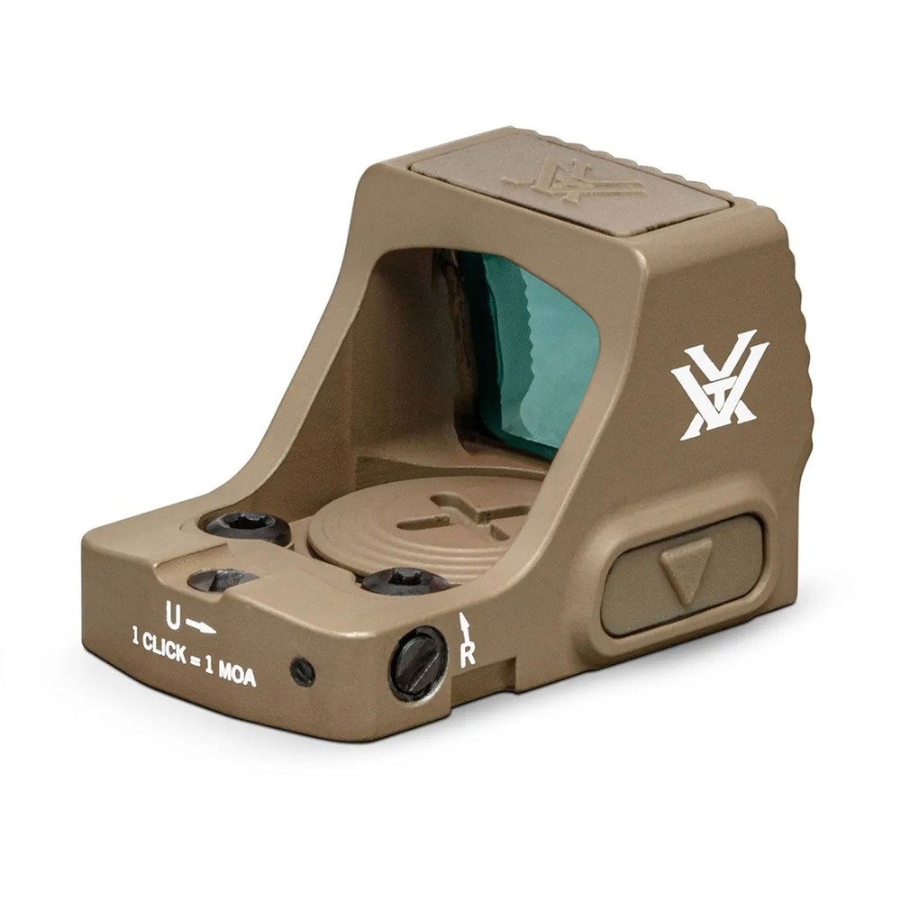 VORTEX Defender-CCW 3 MOA Tan Micro Red Dot Sight with Force On Force Cap, OSFM