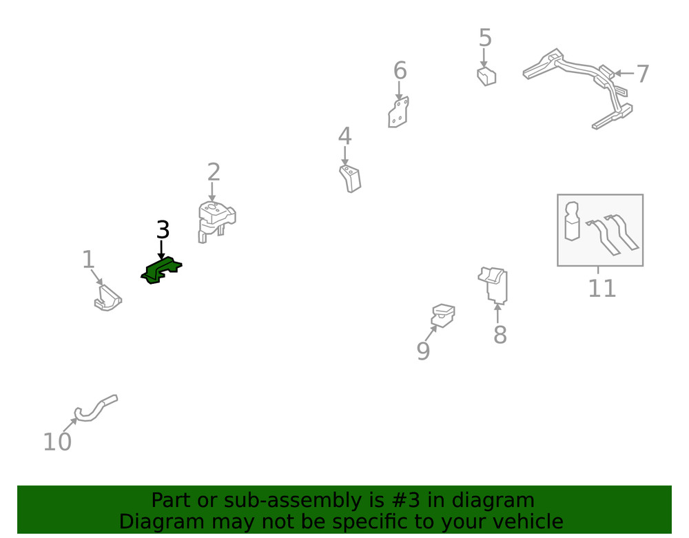 Genuine Nissan Engine Mount Bracket E0311-EZ0MA