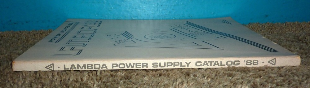 Lambda Power Supply Catalog 1988 Very Good Condition