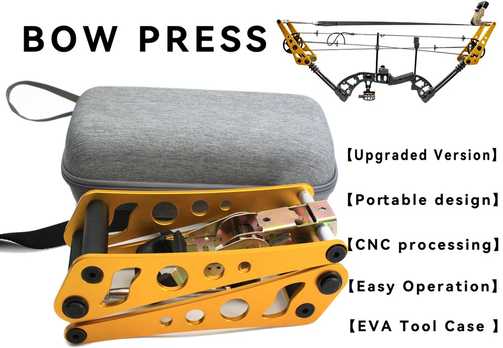 NEW Archery Compound Portable Bow Press String Replacement Open Tool Accessories