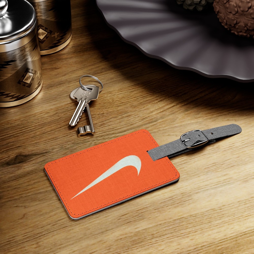Nike Swoosh Saffiano Polyester Luggage Tag, Rectangle
