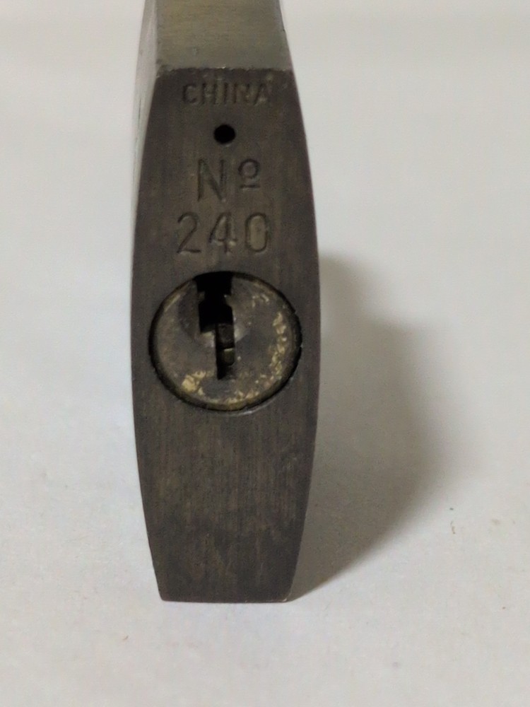 Magnum Master Lock # 240 Metal/ Brass?