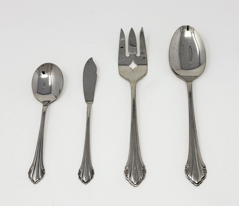 Oneida Repose 4 Piece Serving Set USA MADE