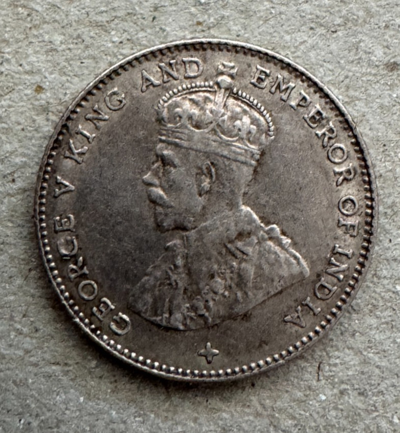 Straits Settlements, 10 Cents, 1918, KM#29a