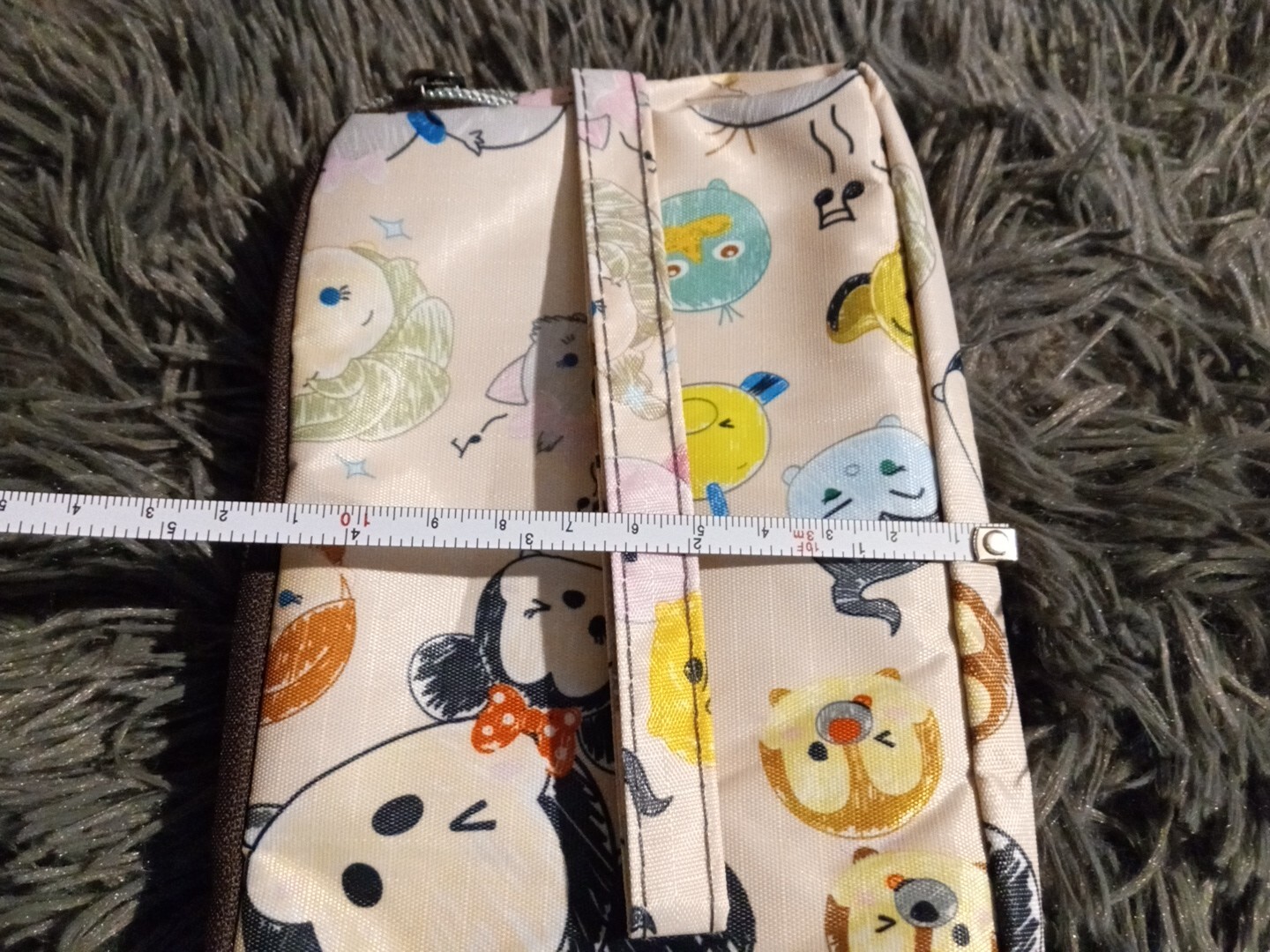 DISNEY WRISTLET TSUM TSUM CELL PHONE BAG CIGARETTES 3 Zippers Wallet CLUTCH NEW