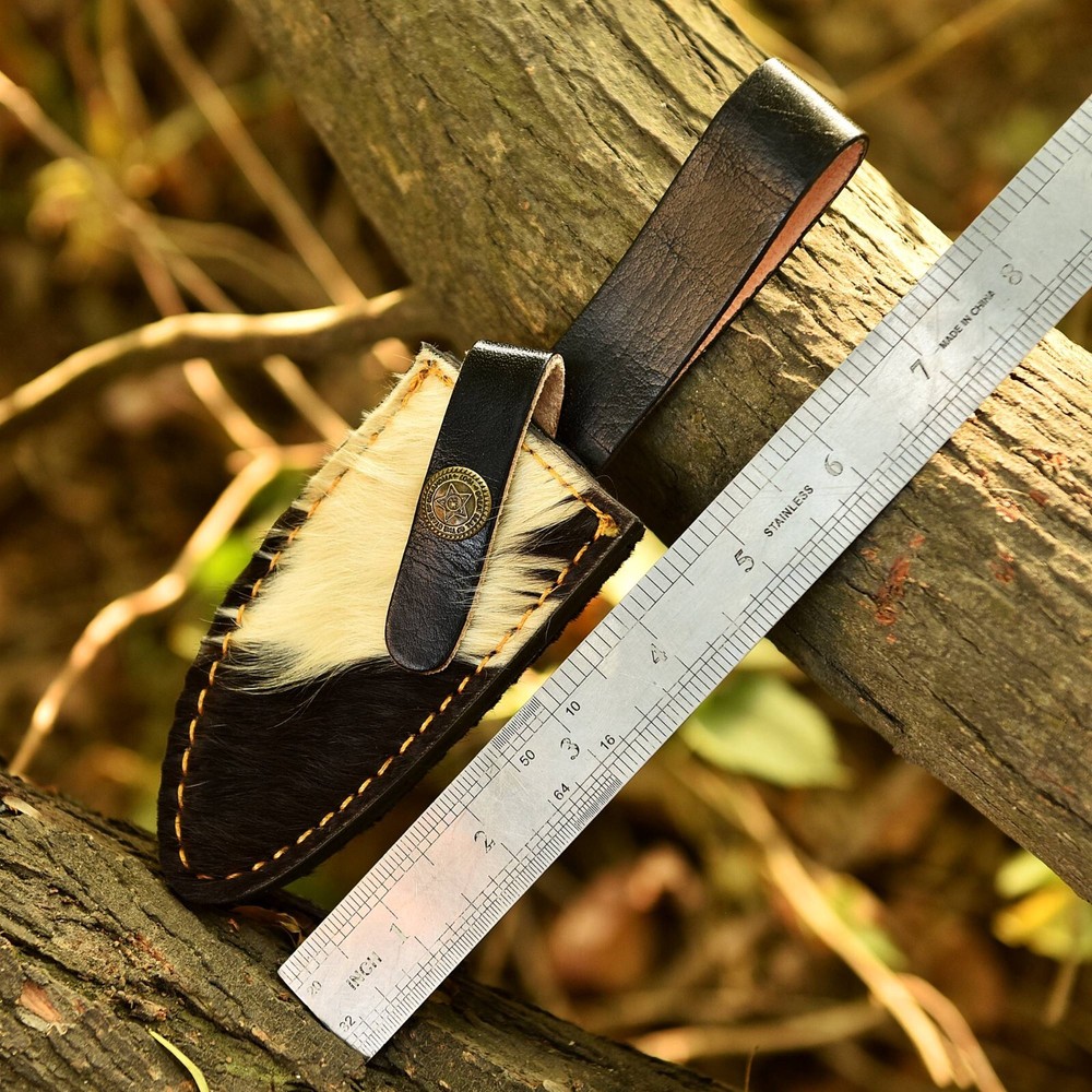 Handmade Leather knife sheath Fix Blade knife Case Loop Sheath Original GoatSkin