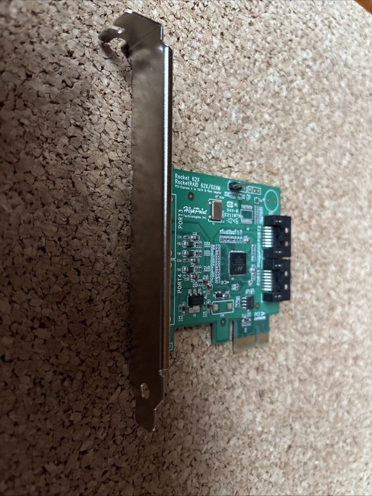 HIGHPOINT ROCKET 620 SATA III RAID CONTROLLER HOST BUS ADAPTER HBA 620WDA