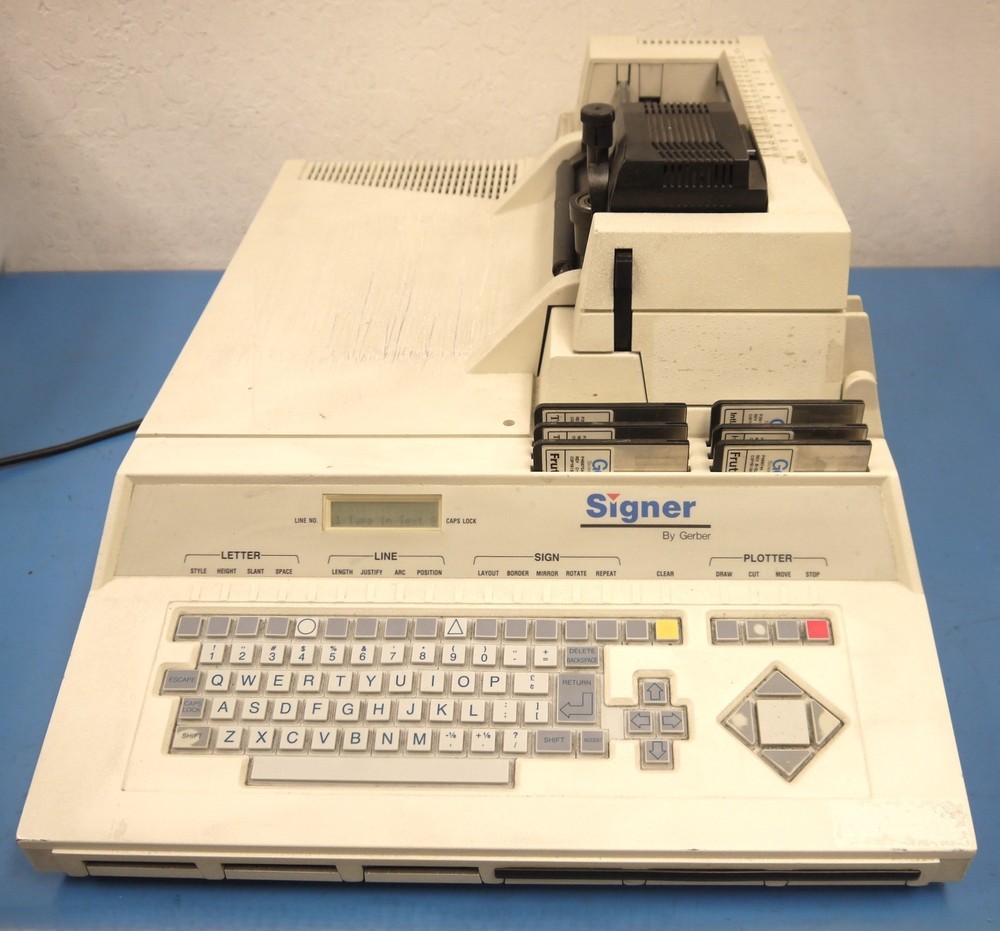 Signer By Gerber LC7 Plotter (For Parts)
