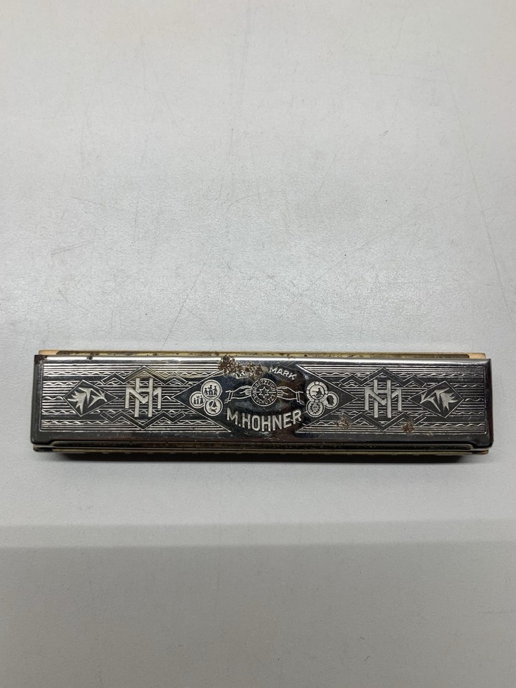 Vintage The Echo M Hohner Harmonica G Germany