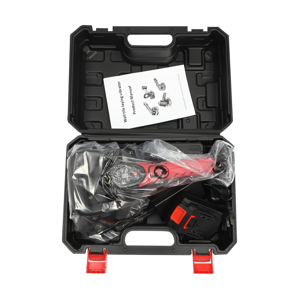 Handheld Tile Vibration Machine LCD Screen 1200mAh Automatic Leveling 6 Gears