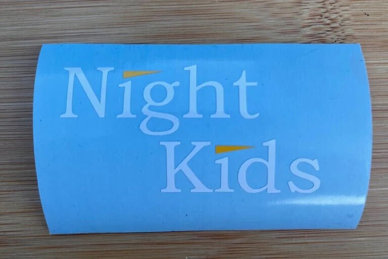 Night Kids Initial D team DECAL [Large Size]