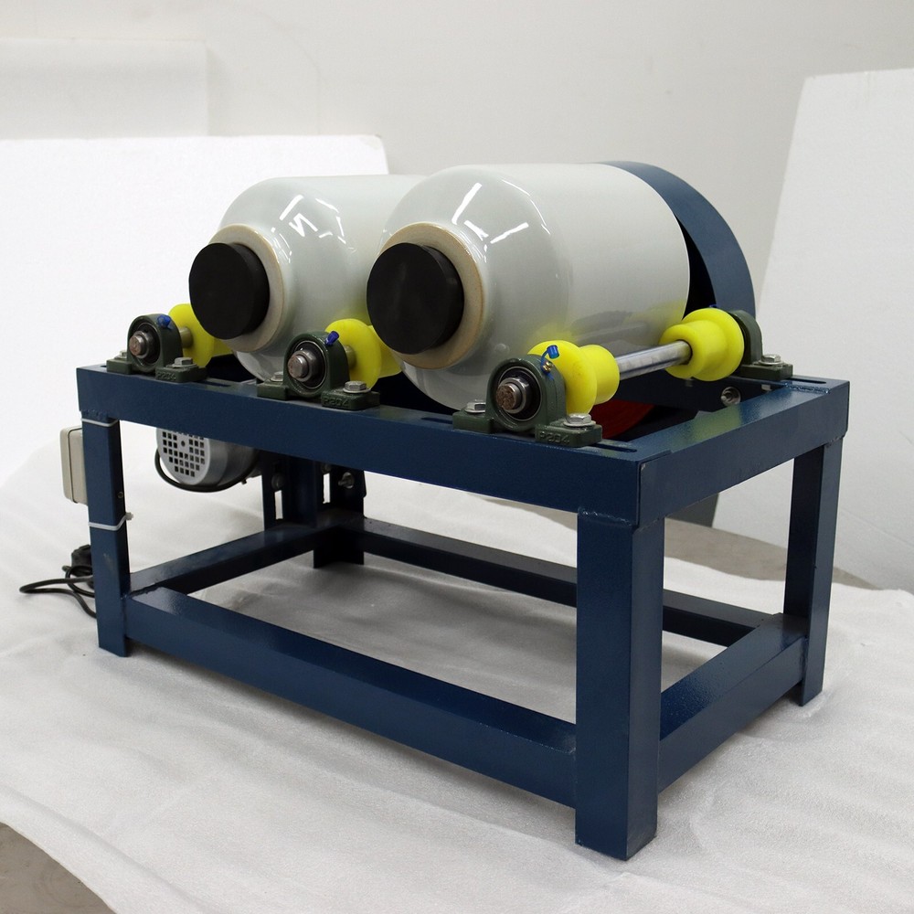 Ceramic Ball Mill Grinding Machine for Inks Glazes 220V Lab Horizontal Grinder