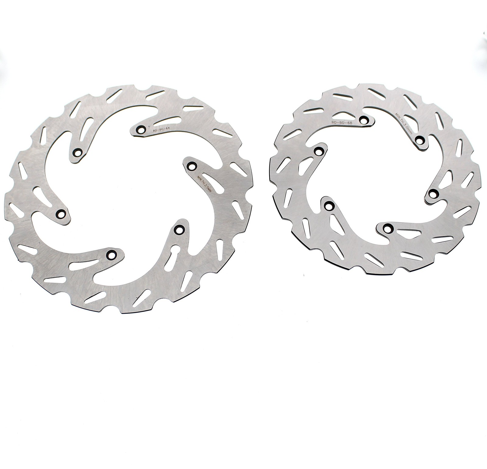 Front and Rear RipTide Brake Rotors fit KTM 250 XC-F 2006 - 2025 by Race-Driven