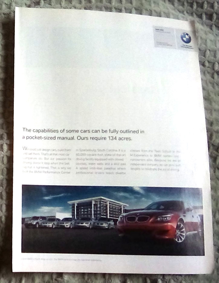 2006 BMW Print Ad