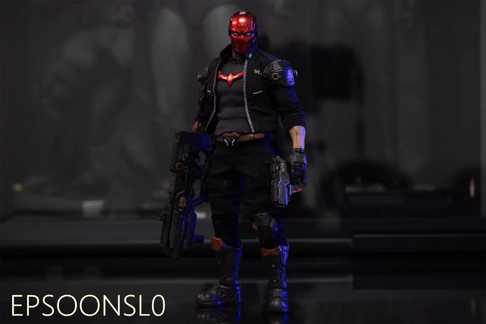 US! COSER TOYS Red Hood Jason Todd 1/12 Head Carving Action Figure Toy Head kits