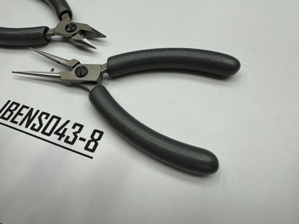 Snap-on Tools DARK TITANIUM 2pc Soft Needle & Snipe Nose Precision Pliers Set