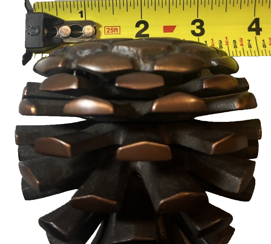 Michael Healy Pinecone Solid Brass Door Knocker - Oiled Bronze (Large Premium)