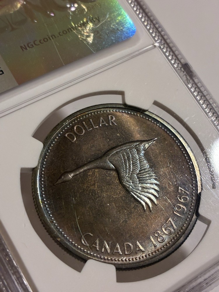 1967 Canada Dollar NGC SP65