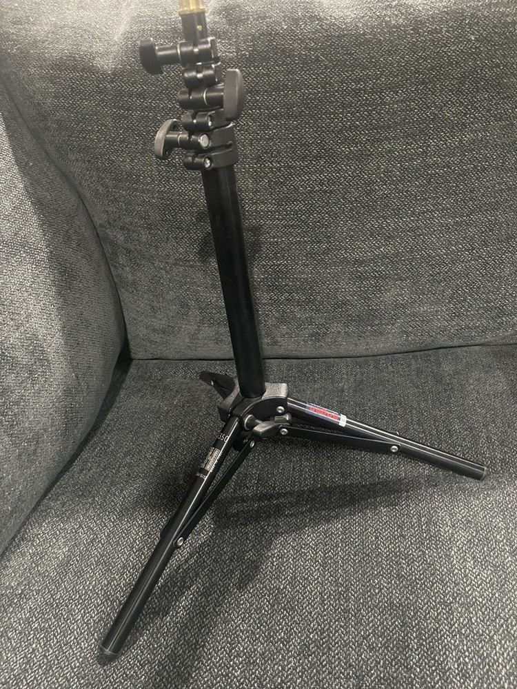 Bogen Manfrotto 3350 Mini Tabletop Tripod Camera Stand Adjustable Metal Compact