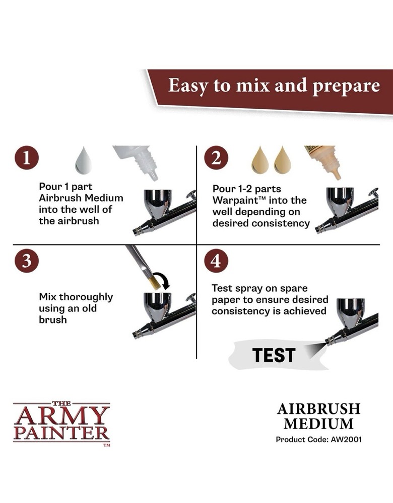 Airbrush Medium: Thinner - Flow Improver 100ml by The Army Painter