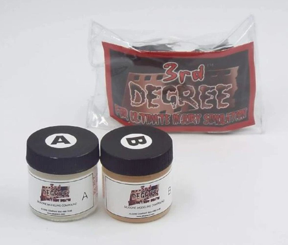 3rd Degree Silicone Molding Compound Special Effects Makeup LIGHT 2oz kit