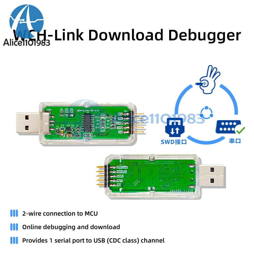 Download Debugger MCU Online Debugging SWD Interface Chip Programming Module