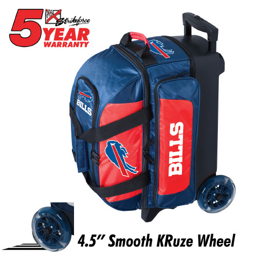 KR Strikeforce NFL Buffalo Bills 2 Ball Roller Bowling Bag