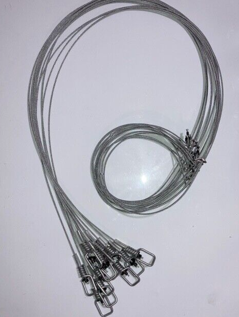 1 DOZEN SOUTHERN SNARES LOADED 60" 3/32 SNARE MICRO LOCK COYOTE SNARES TRAPPING