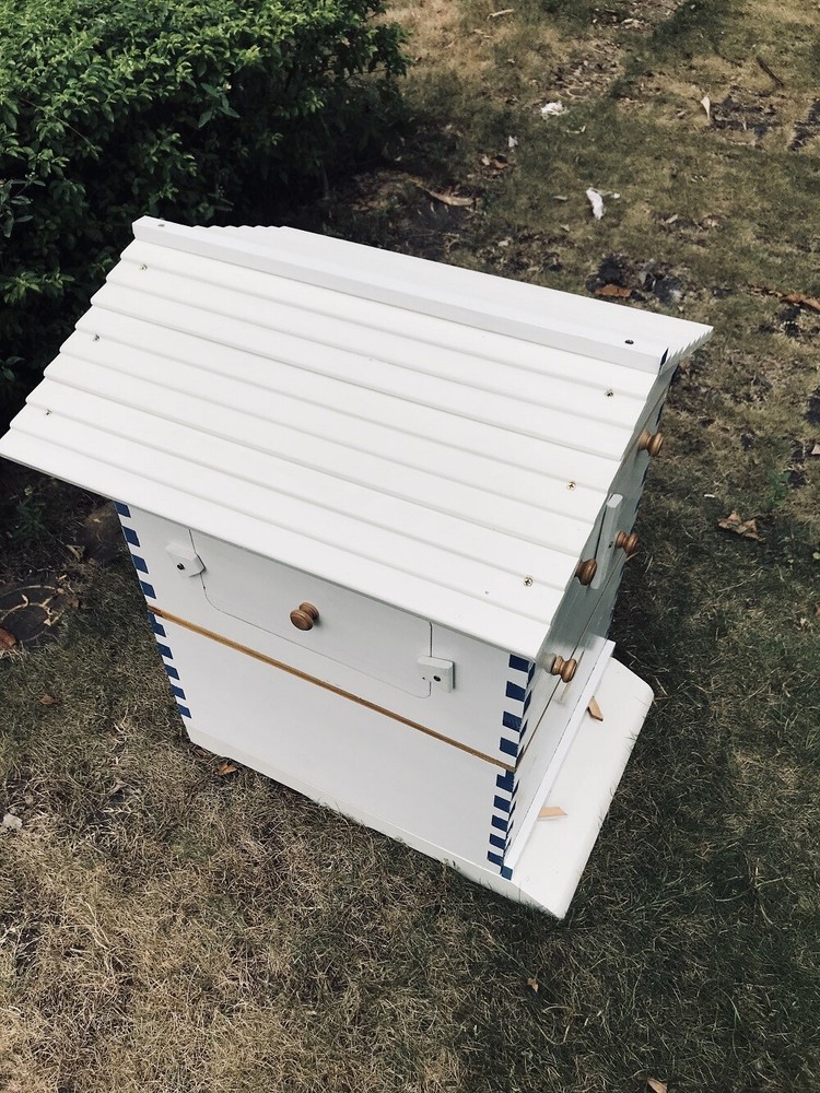 Big Auto Seep Beehive Honey Bee Hive Box Beekeeping Boxes + 7xPlastic Bee Frames