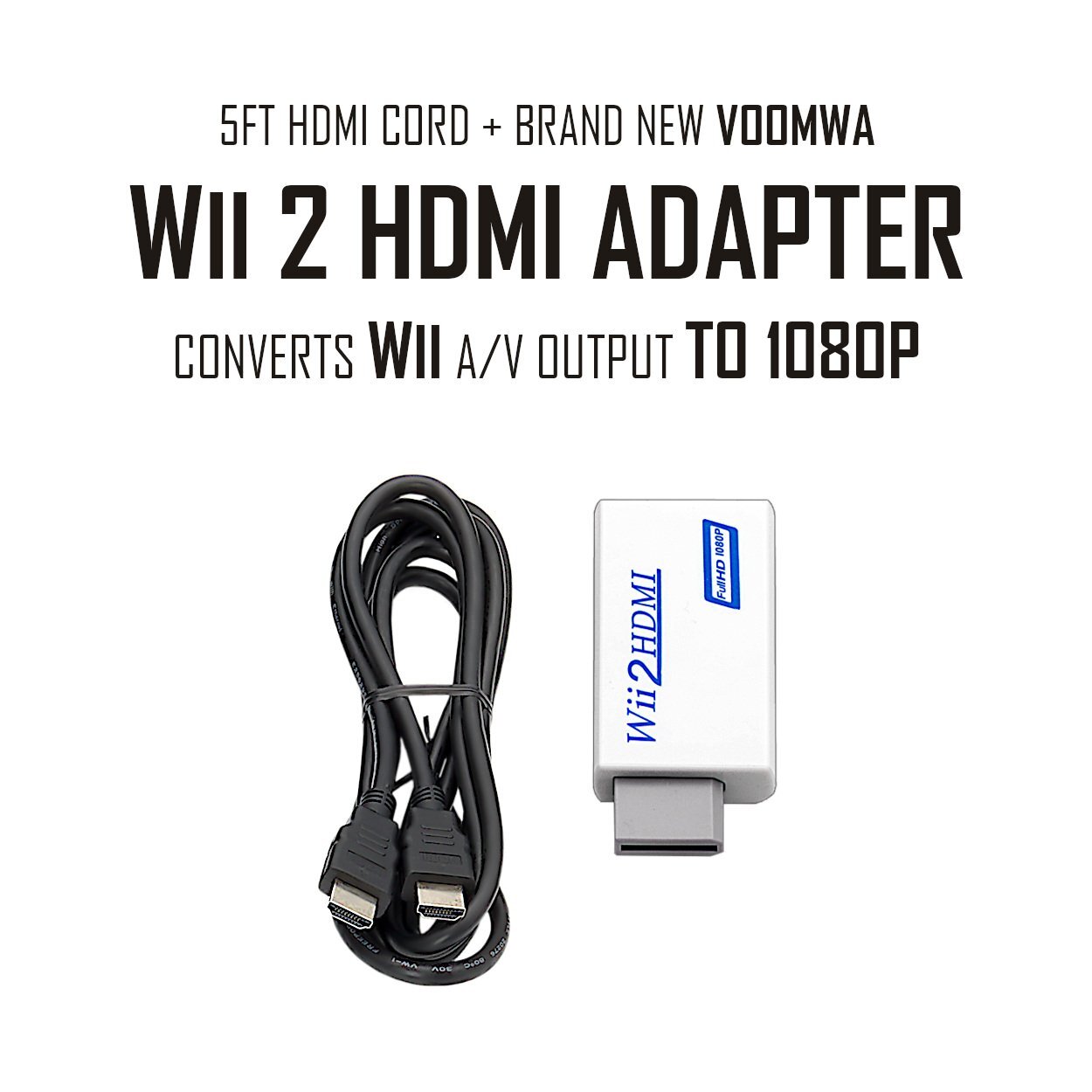 Nintendo Wii Console HDMI + Pick 1-4 Voomwa Remotes, Wii Sports, Mario & More