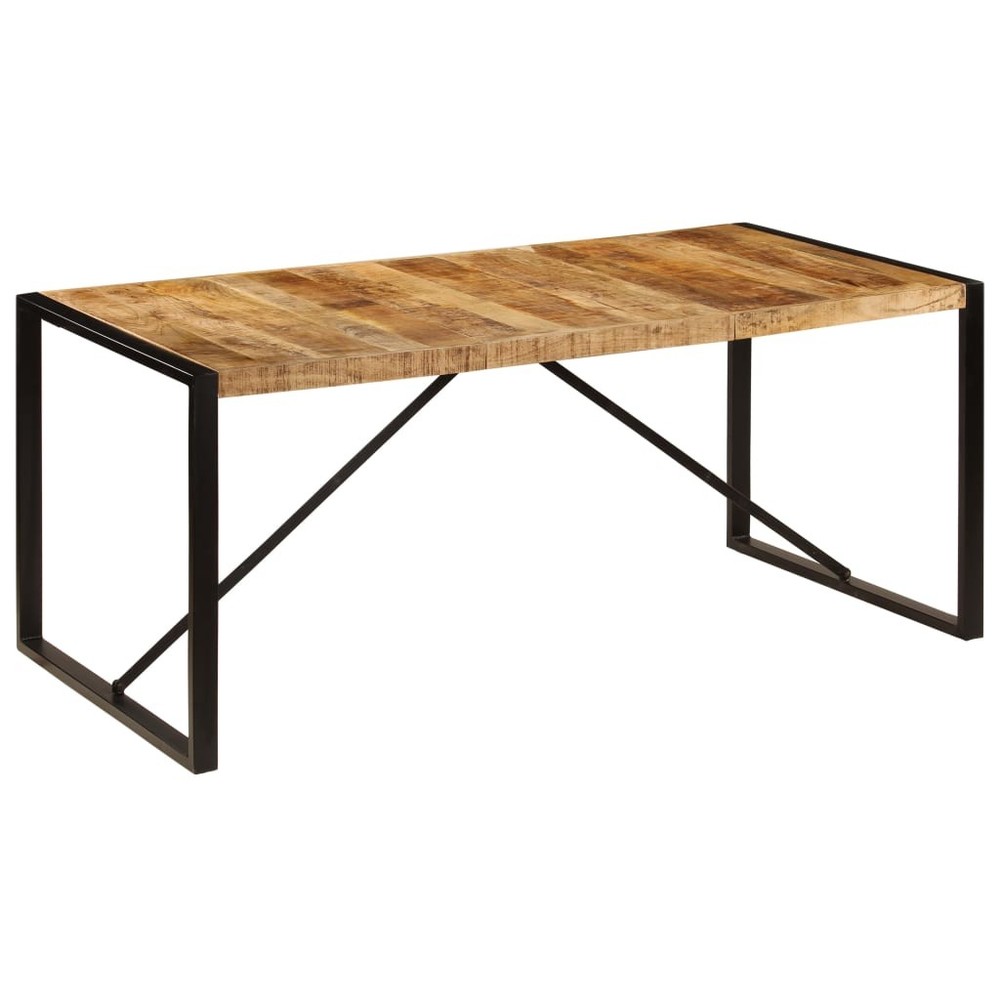 Dining Table Kitchen Table Dining Room Dinner Table Solid Mango Wood vidaXL