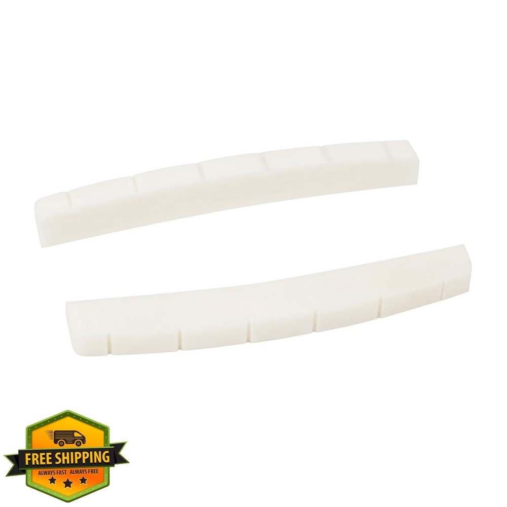 Banworks Strat Tele Guitar Nuts 6-String Bone Pre-Slotted 2pc