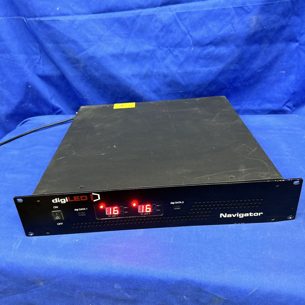 DigiLed model Navigator 12-12 Rack mount no handles lights up untested