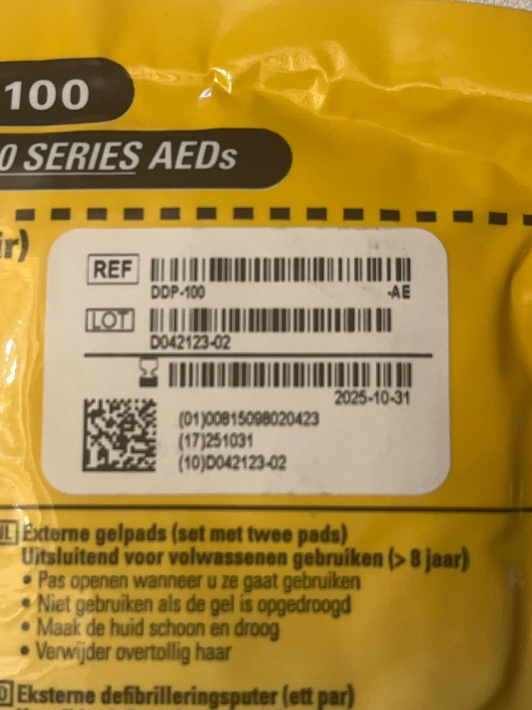 Defibtech Lifeline AED DDU-100A Refurbished Pad included