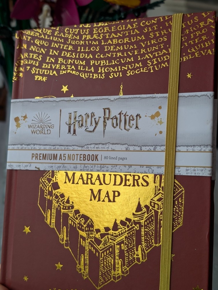 Harry Potter Marauders Map Diary Notebook Journal