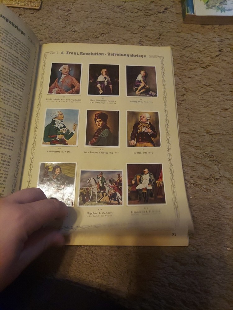 Ww1 German Card Book Completed