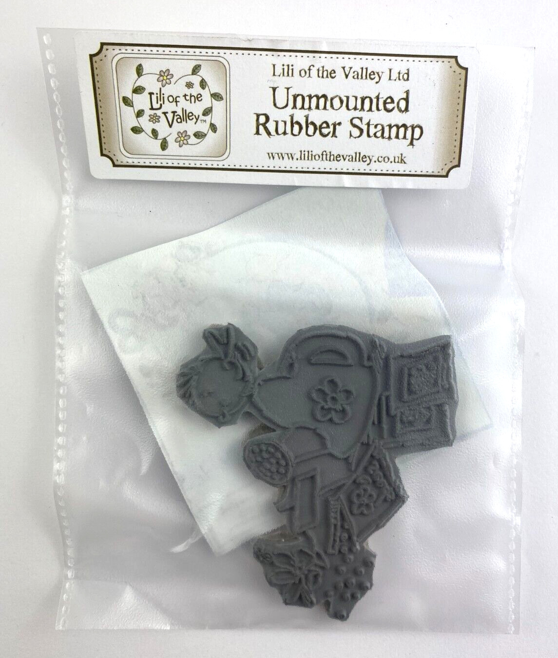 Lili of the Valley Mounted Rubber Stamp