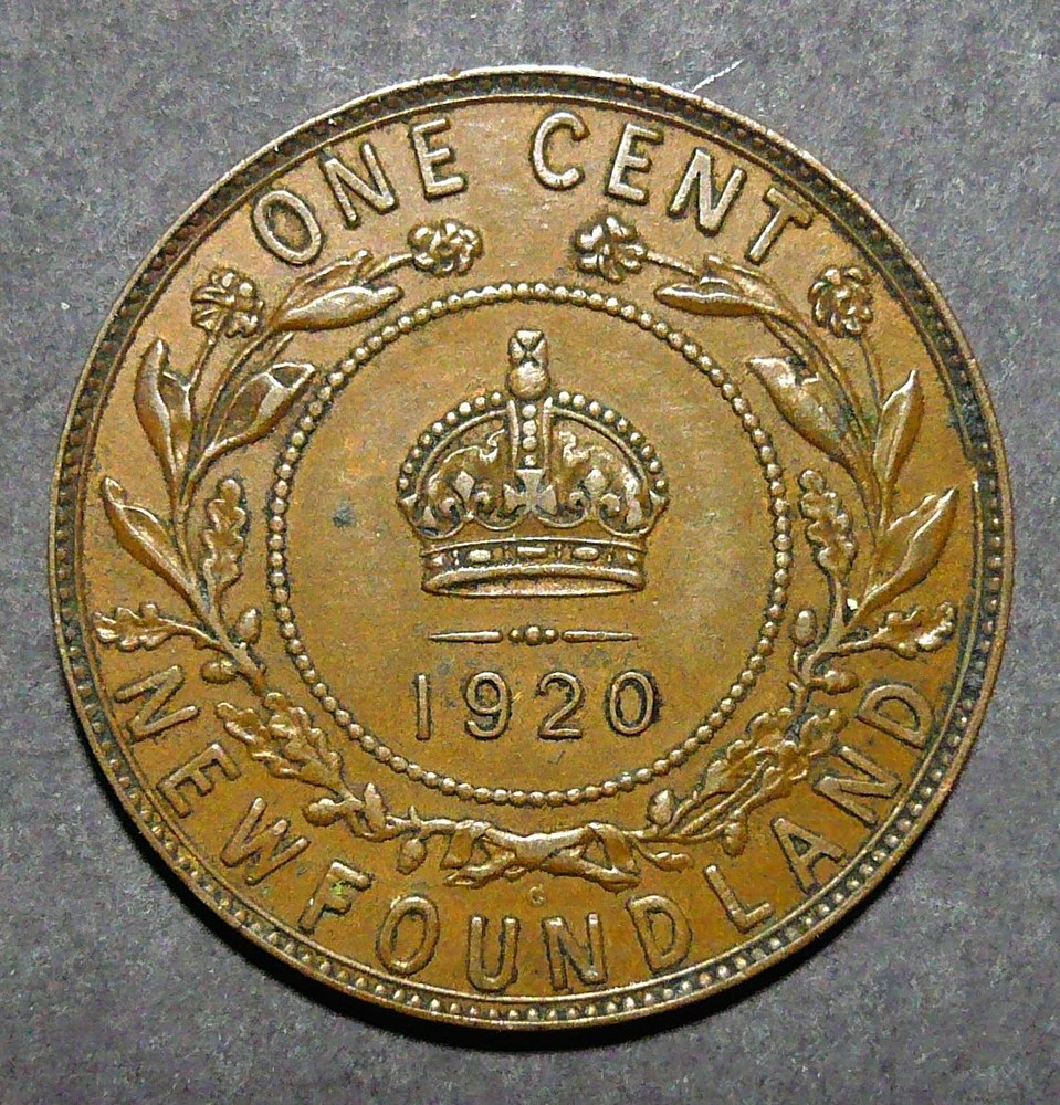 1920C Newfoundland Large 1 Cent