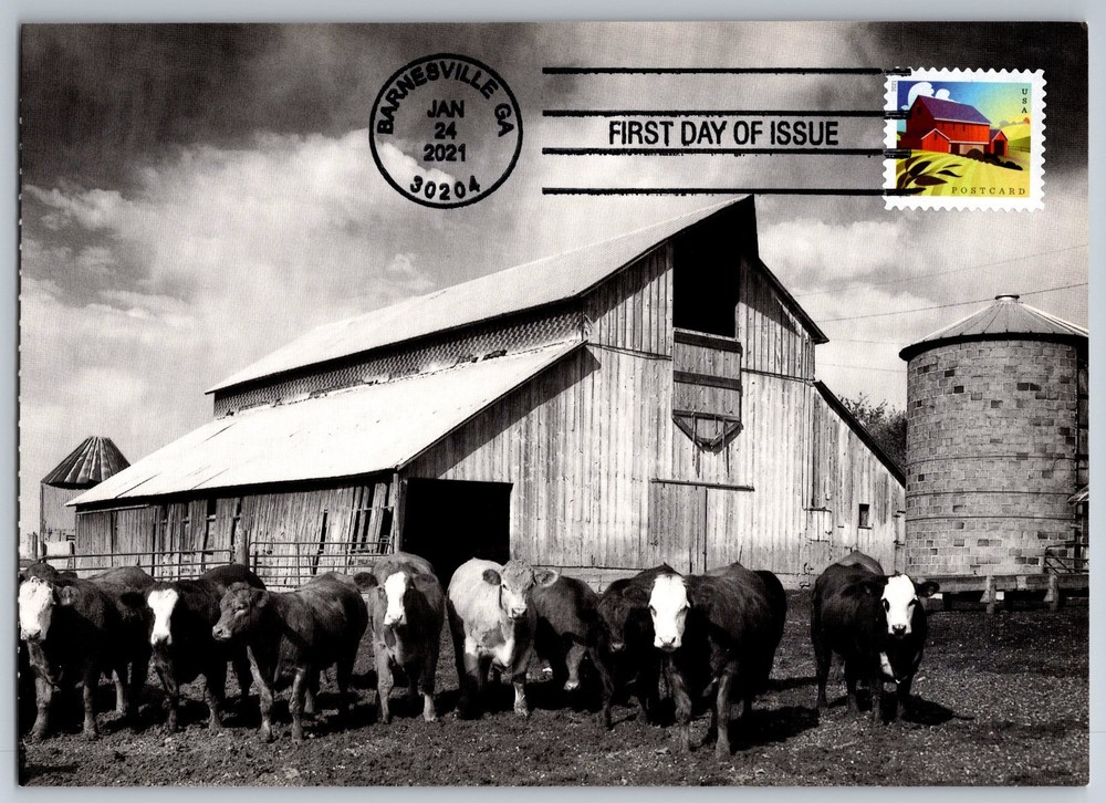 #5548 Forebay Barn FDC Maxi Card