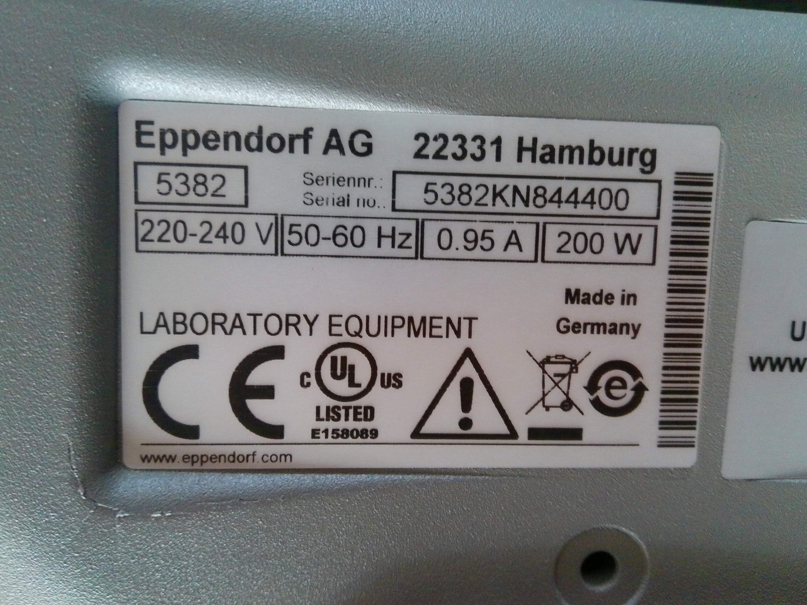 Eppendorf 5382 ThermoMixer C w/ 5.0ml Thermo Block 120v FULLY TESTED