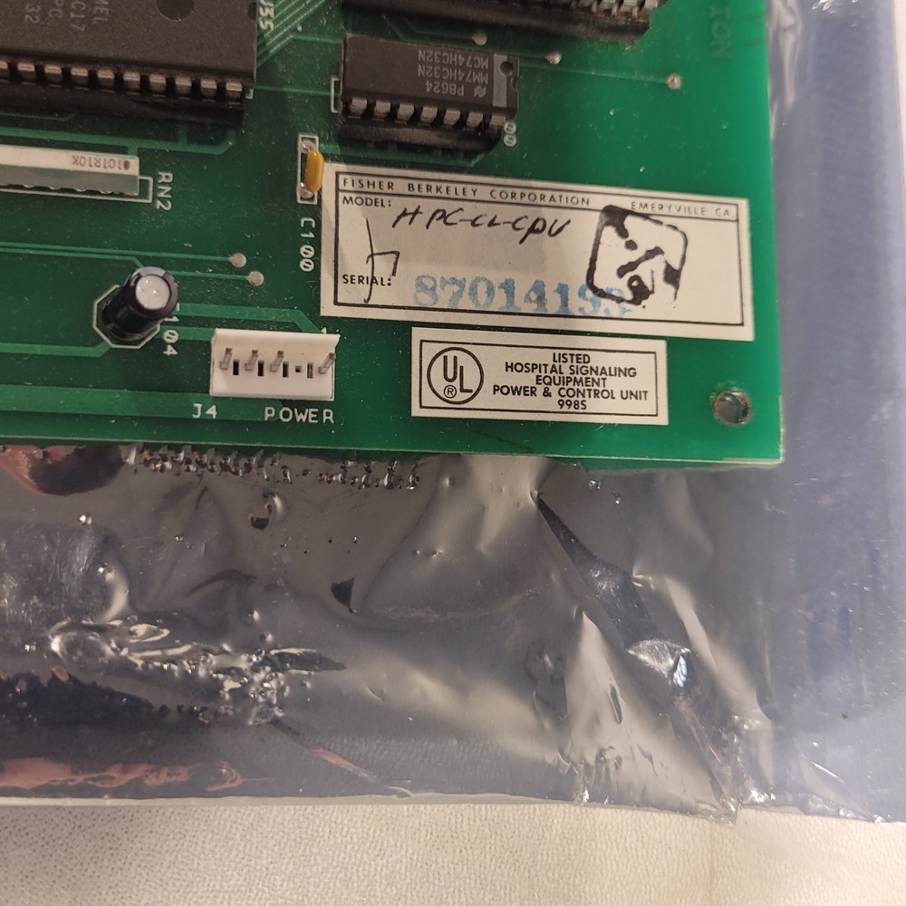 Fisher Berkeley Central Logic CPU Circuit Board Control PCB