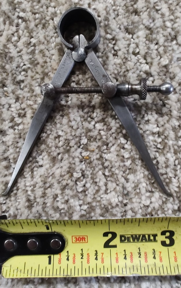 🗽 VINTAGE MINI SAMPSON TOOL 3" ID CALIPER