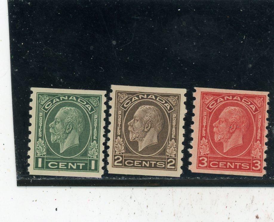 Canada 1933 Scott# 205-7 Mint Hinge Rem