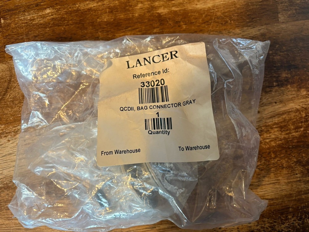 Lancer 33020 Bag Connector