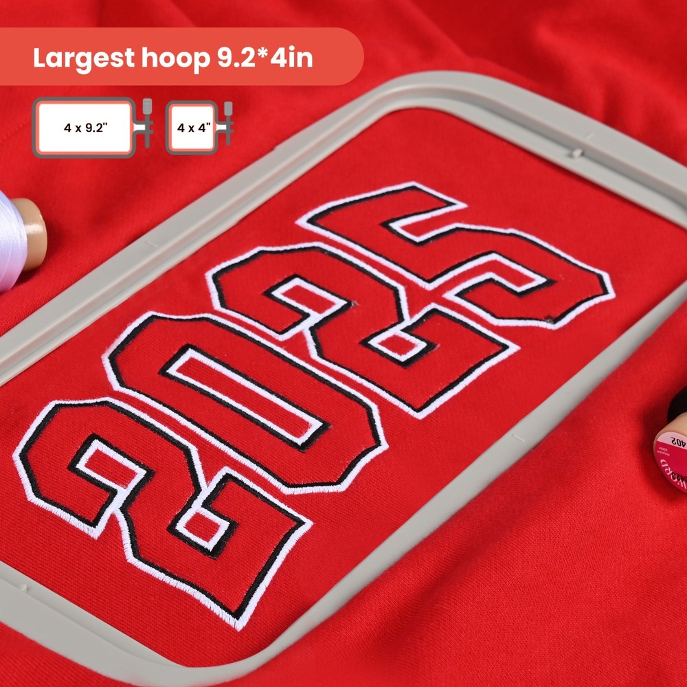 POOLIN EOC05RE(2in1) Sewing and Embroidery Machine Computerized With SOFTWARE.