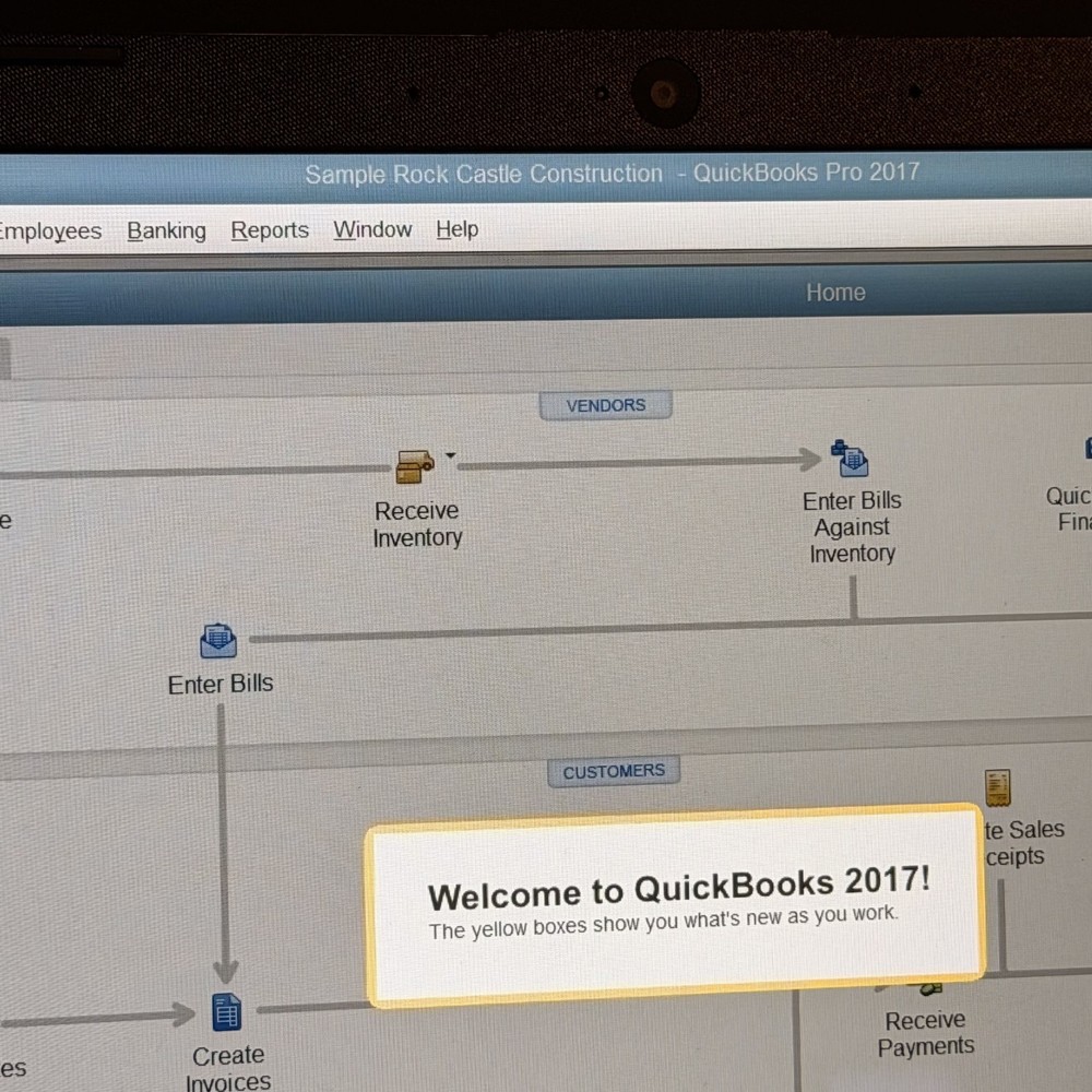 Quickbooks Desktop Pro 2017 Windows w/VALIDATI0N CODE -NO SUBSCRIPT10N- TESTED