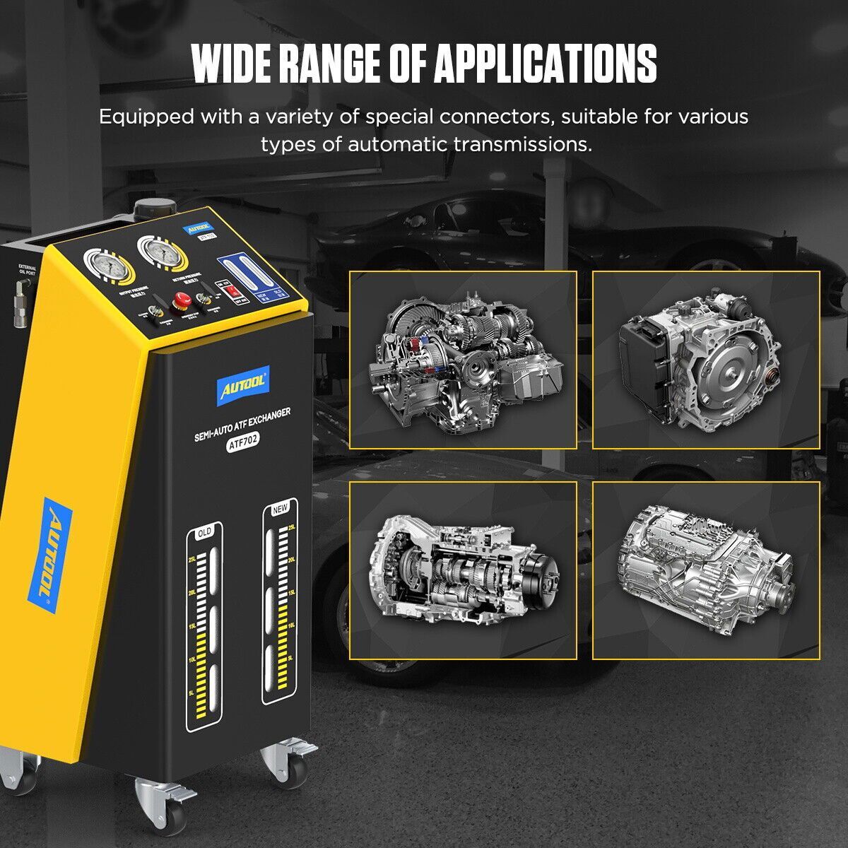 AUTOOL® ATF Exchanger Automatic Gearbox Transmission Fluid Oil Exchange Cleaning