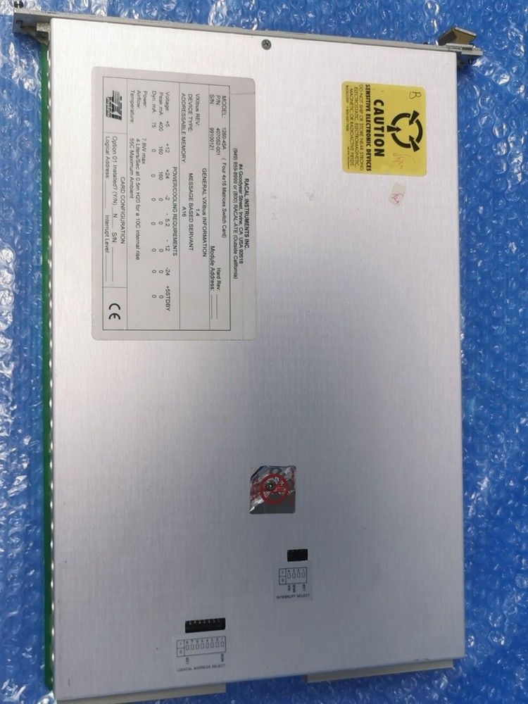 Racal Instruments 1260-45A High Density, Switch Matrix VXI Module Used